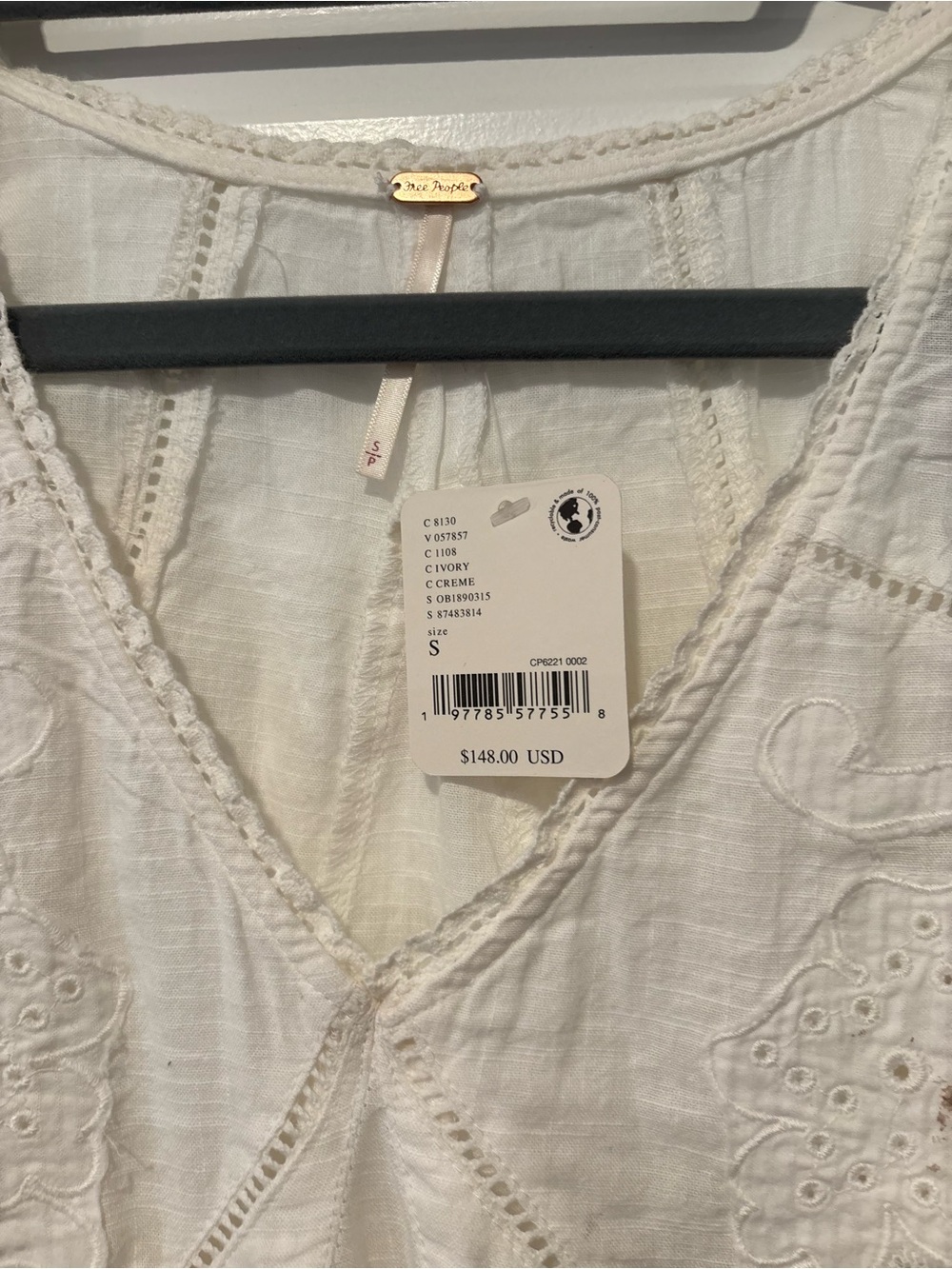 Free People Ivory Mini Dress - Picture 2 of 2